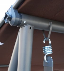 Ramiz Huśtawka Ogrodowa Siedzisko Textylina 2x1 WZÓR TROPIC 7