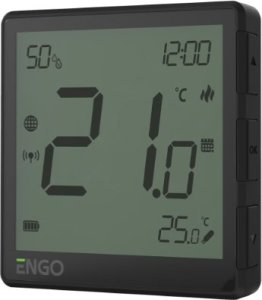 Engo Engo internetowy, podtynkowy regulator temperatury ZigBee, 230V, czarny 4 szt., bramka internetowa ZigBee EONE230BPROMOPACK+EGATEZB 2