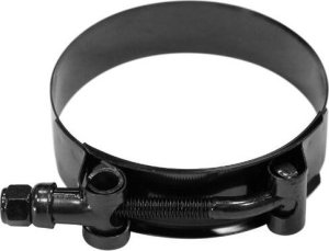 TurboWorks Opaska zaciskowa TurboWorks 53-61mm T-Clamp Czarna 1