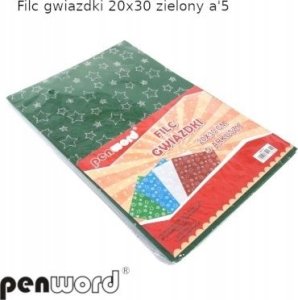 Penword FILC GWIAZDKI 20X30 ZIELONY a5 1