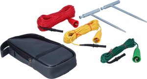 Fluke Zestaw sond do pomiaru rezystancji uziemienia metoda techniczną ES165X. Kompatybilne z wielofunkcyjnymi testerami Fluke 1664FC, 1663, 1662. 2