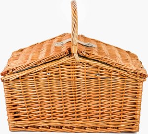 ZOLTA Pleciony kosz piknikowy dla 4 osób Termotorba Zestaw 2