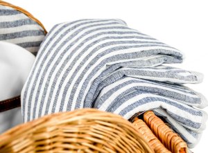 ZOLTA Pleciony kosz piknikowy dla 2 osób Termotorba Koc 15