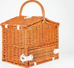 ZOLTA Pleciony kosz piknikowy dla 4 osób Zestaw Termotorba 3