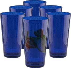 Trend Glass Szklanki do napojów niebieskie Colette 4x410 ml 1