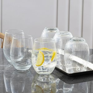 Trend Glass Szklanki do napojów prążkowane Lyra 6x610 ml 3