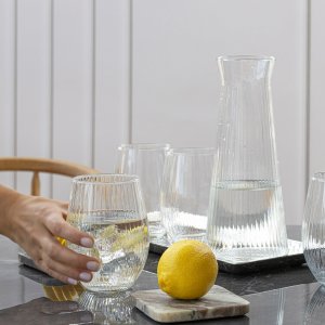 Trend Glass Szklanki do napojów prążkowane Lyra 6x610 ml 5