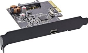 Kontroler InLine InLine® Interface card,USB 3.2 Gen.2x2, 1x USB Type-C, incl. low-profile slot bracket, PCIe x4 1