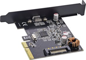Kontroler InLine InLine® Interface card,USB 3.2 Gen.2x2, 1x USB Type-C, incl. low-profile slot bracket, PCIe x4 2