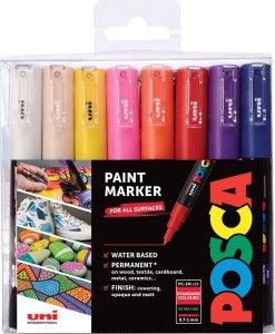 UNI-BALL Uni-Ball PC-1M Wielobarwny 16 szt. 3