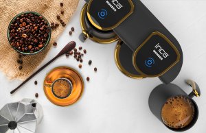 Ekspres przelewowy Inca 2X Ekspres do kawy Wonder Serie Przycisk dotykowy 4