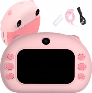 Aparat cyfrowy OEM Aparat fotograficzny dziecięcy z drukarką KDC-0013B różowy 8