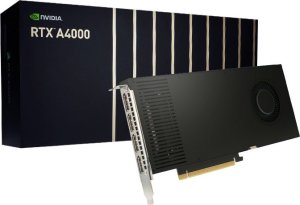 Karta graficzna NVIDIA RTX A4000 - Karty graficzne - 16 GB GDDR6 - PCIe 4.0 x16 - 4 x DisplayPort 2