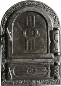 AGA DRZWICZKI ŻELIWNE PIECOWE HERMETYCZNE 49x32,5 cm 2