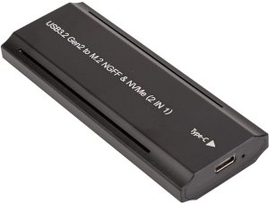 Kieszeń Extra Digital Ultra M.2 PCIe NGFF/NVMe SSD dėklas USB3.2, 20Gbps, RGB 2