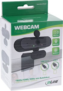 Kamera internetowa InLine ® Webcam FullHD 1920x1080/30Hz with autofocus, USB Type-C connection cable 8
