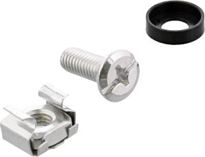 InLine InLine® 19" cable management panel, 9 plastic brackets removable, RAL 9005, black 5