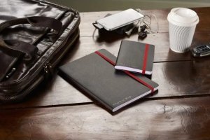 Hamelin OXFORD BLACK N´RED BUSINESS JOURNAL SOFT COVER A6 BLACK 4