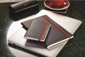 Hamelin OXFORD BLACK N´RED BUSINESS JOURNAL SOFT COVER A6 BLACK 7