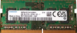 Pamięć do laptopa M471A5244CB0-CWE - 4 GB - 1 x 4 GB - DDR4 - 3200 MHz - 260-pin SO-DIMM 20