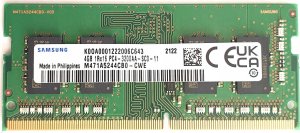 Pamięć do laptopa M471A5244CB0-CWE - 4 GB - 1 x 4 GB - DDR4 - 3200 MHz - 260-pin SO-DIMM 23