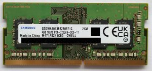 Pamięć do laptopa M471A5244CB0-CWE - 4 GB - 1 x 4 GB - DDR4 - 3200 MHz - 260-pin SO-DIMM 24