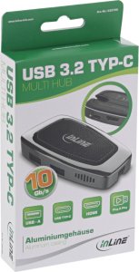 InLine InLine®  USB3.2 Gen 2 Type-C Multi Hub (2xUSB-A 10Gb/s + 1xHDMI 4K@60Hz + 1xUSB-C 10Gb/s & PD 100W) 6