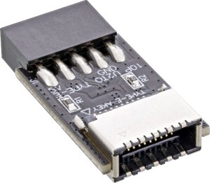 InLine InLine® USB 2.0 to USB 3.2 Type-E Key-A Adapter internal 1