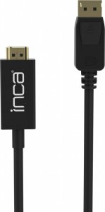 Kabel Inca DisplayPort - HDMI 1.8m czarny (IDPH-18T) 2