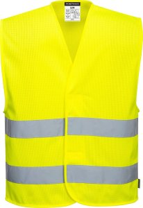 Portwest C374 - Kamizelka ostrzegawcza siatkowa z dwoma taśmami - żółty 4X/5X 3