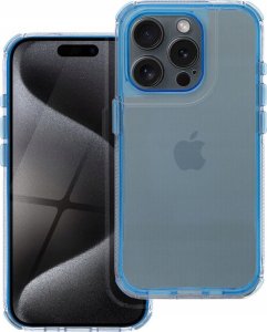 OEM Futerał MATRIX CLEAR do IPHONE 16 niebieski 1