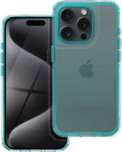 OEM Futerał MATRIX CLEAR do IPHONE 16 Pro Max miętowy 1