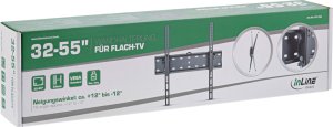 InLine InLine® Basic wall mount tiltable, for flat screen TV 81-140cm (32-55"), max. 40kg 8