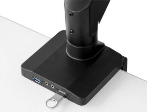 InLine InLine® Desktop mount with lifter and USB 3.0, movable, for 3 Displays up to 27" max. 3x6kg 4