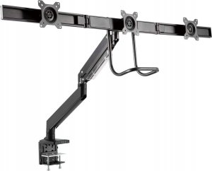 InLine InLine® Desktop mount with lifter and USB 3.0, movable, for 3 Displays up to 27" max. 3x6kg 7