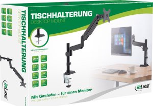 InLine InLine® Desktop Mount with Lifter movable for TV / Displays up to 82cm 32" max. 9kg 4