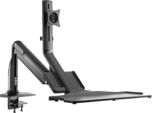 InLine InLine® Workstation desk mount with lift and USB 3.0, movable, for keyboard, mouse and monitor up to 81cm (32"), max. 9kg 2