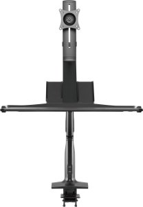 InLine InLine® Workstation desk mount with lift and USB 3.0, movable, for keyboard, mouse and monitor up to 81cm (32"), max. 9kg 3