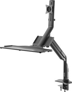 InLine InLine® Workstation desk mount with lift and USB 3.0, movable, for keyboard, mouse and monitor up to 81cm (32"), max. 9kg 4