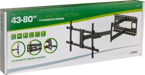 InLine InLine® XL-Arm Full-Motion TV Wall Mount, for 43"-80" Flat Panel TVs, max. 50kg 10