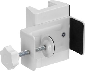 InLine InLine® Table leg clamp for socket strip, screw clamp, white 2