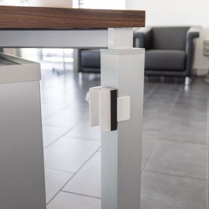 InLine InLine® Table leg clamp for socket strip, screw clamp, white 7