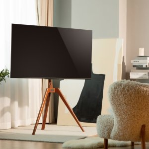 InLine InLine® woodstand TV pedestal, tripod, for LED TV 45"-65" (114-165cm), max. 40kg 8