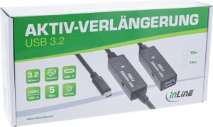 InLine InLine® USB 3.2 Gen.1 active extension, USB-C male to USB-A female, 10m 4