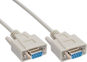 InLine 20pcs. Bulk-Pack InLine® Null Modem Cable DB9 female to female 5m 1
