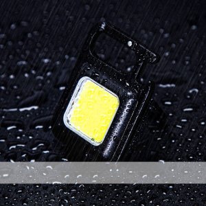 Latarka OEM Mini lampka latarka brelok COB LED czarny 15