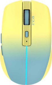 Mysz Inca INCA Maus IWM-511RS   1600 DPI,Wrls & BT,6D Taste,  Gelb 1