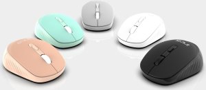 Mysz Inca INCA Maus IWM-243RG   1600 DPI,CANDY DESIGN Grau,  2,4GHz 4