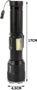 Latarka Bailong Latarka taktyczna bailong cree cob led xhp160 moc Latarka taktyczna bailong cree cob led xhp160 moc 9