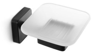 KAPITAN Soap dish with holder Kapitan QUATTRO 43 01 55, black matte 1
